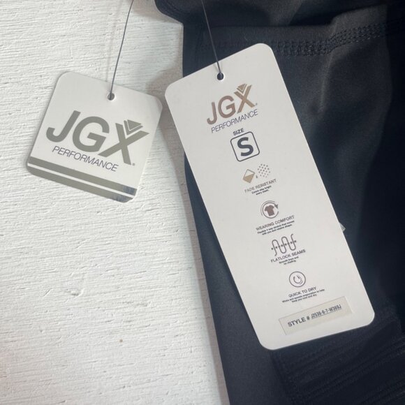 JGX Performance High Rise Activewear Shorts Womens Small Black New Tummy Control - Picture 6 of 8